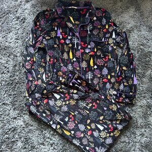 Secret Treasures Fleece Pattern Pajamas Women's Size L Multicolor